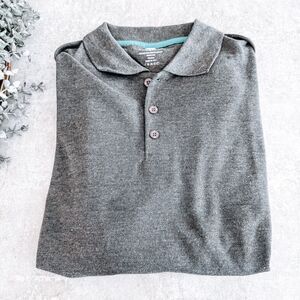 Red Rhino Grey Polo Tee Size Large